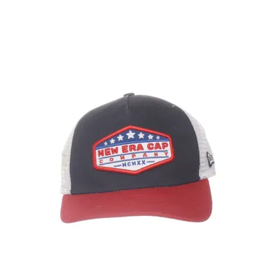 Baseballkeps (Vit, Blå, Röd) från New Era Bomull, Polyester