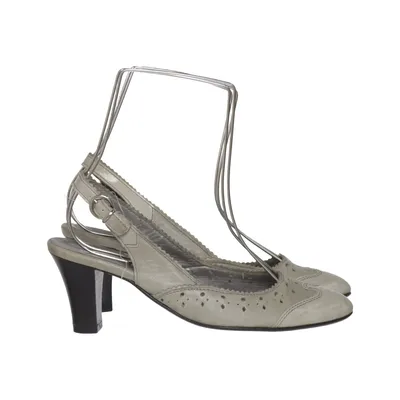Sandales à talons hauts (Gris) de Maripe Cuir