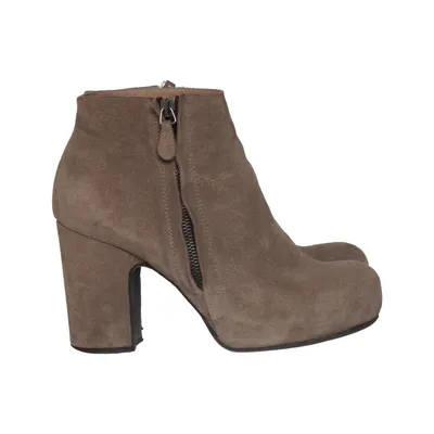 Bottes à talons (Beige) de KMB