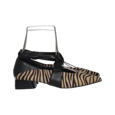 Schoenen (Beige, Zwart) van Azarey Leer