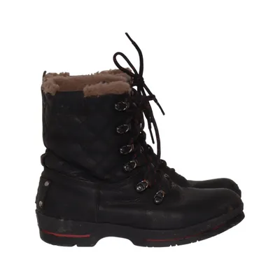 Laced boots (Black) from Mons Leather