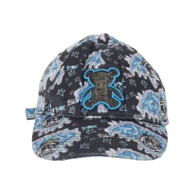Baseball-Mütze (Schwarz, Blau, Mehrfarbig) von Teddy Fresh Baumwolle