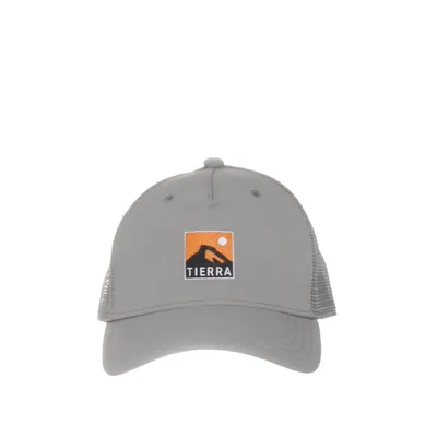 Trucker pet (Grijs) van Tierra Gerecycled polyester