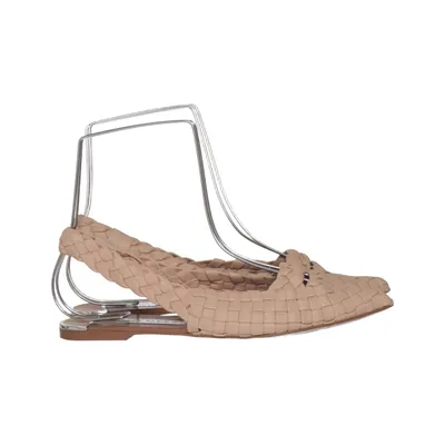Ballet flats (Beige) from Zara Basic