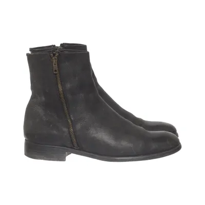 Ankle boots (Black) from Rubber Leather