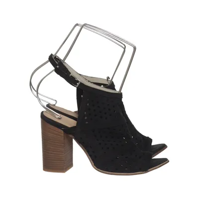 Sandales à talons hauts (Noir) de Stylesnob Cuir