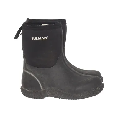 Bottines en caoutchouc (Noir) de Sulman