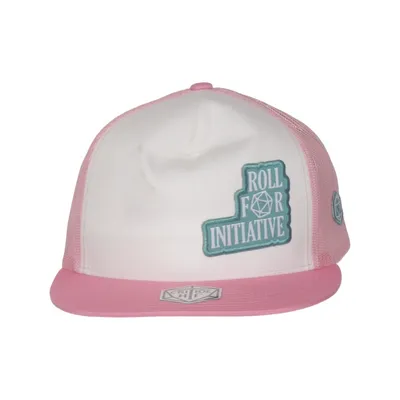 Trucker cap (Pink, Hvid) fra The Classics by Yupoong Bomuld, Polyamid, Polyester