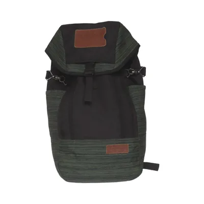 Backpack (Green, Black) from Eastpak Leather