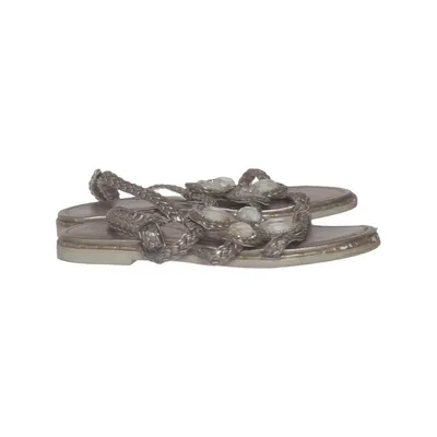 Sandals (Silver) from Pom d'Api
