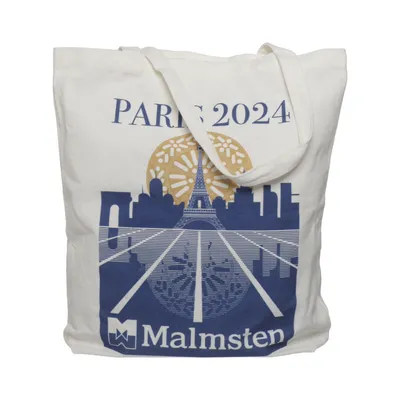 Canvas bag (White, Blue, Gold) from Malmsten