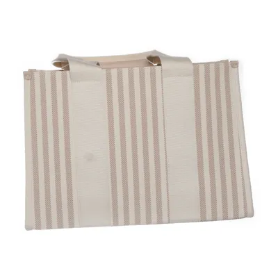 Tygpåse (Beige, Vit) från H&M