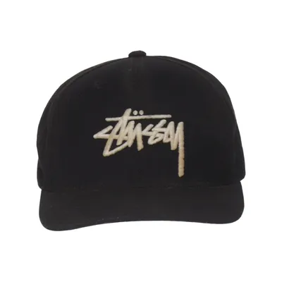 Baseball cap (Black) from Stüssy Acrylic, Wool
