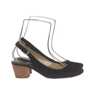 Mules (Black) from Footlight Leather