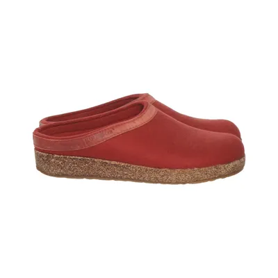 Slippers (Red) from Haflinger Wool