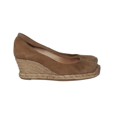 Wedges (Brown) from Kanna Leather