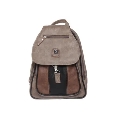 Backpack (Beige, Brown) from Gessaci