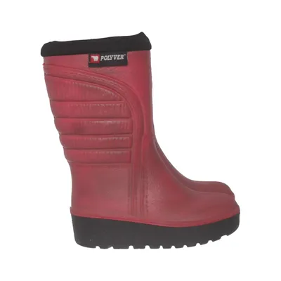 Bottes en caoutchouc (Rouge, Noir) de Polyver