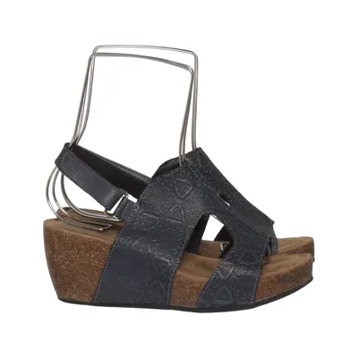 Sleehakken (Grijs, Blauw) van Footsoul Leer