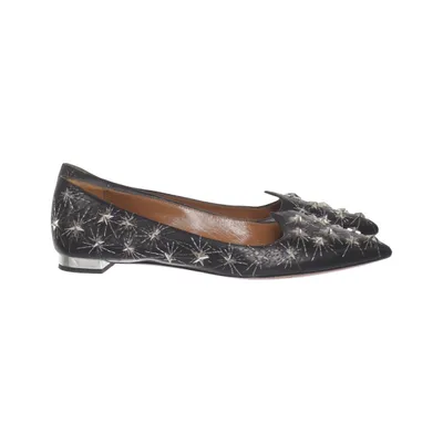 Ballerines (Noir, Argent) de Aquazzura