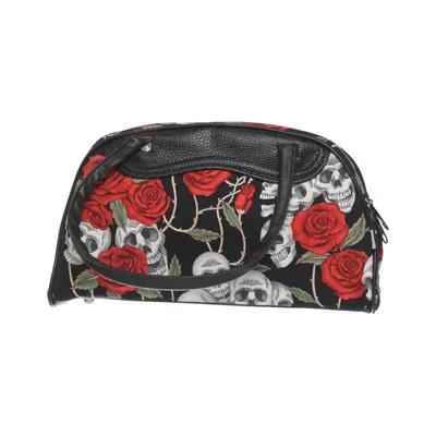 Handtasche (Schwarz, Rot, Mehrfarbig) von Black Roses