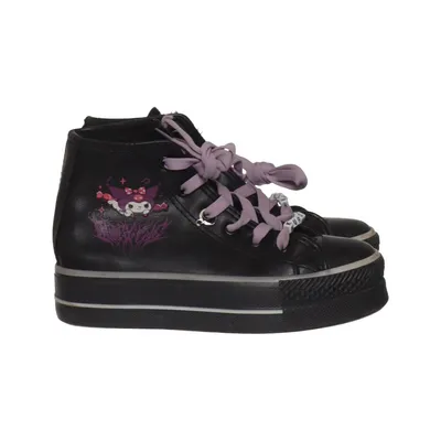 Baskets (Noir, Violet)
