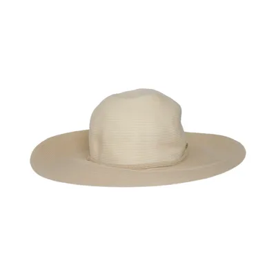 Chapeau de soleil (Beige, Blanc) de Bronté Coton