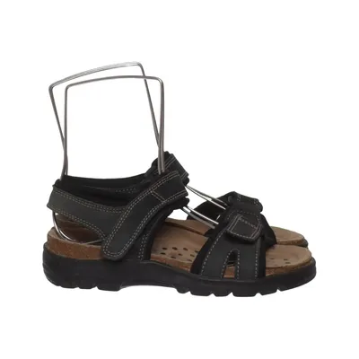 Sandalen (Zwart) van Embla Leer
