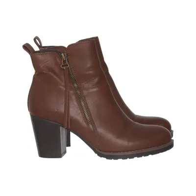 Heeled boots (Brown) from DS Shoes by DinSko