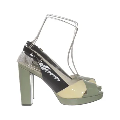High heel sandals (Green, Yellow, Black) from Geox