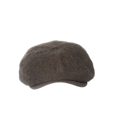 Newsboy cap (Brun) från Brixton Polyester, Ull