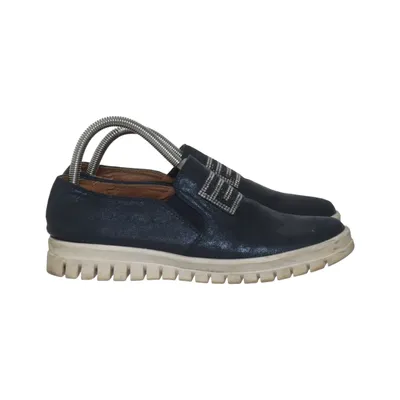 Chaussures d'été en toile (Bleu) de Cascade Cuir