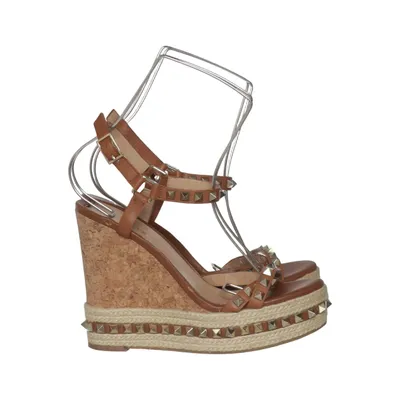 Wedges (Brown) from Bruno Premi Leather