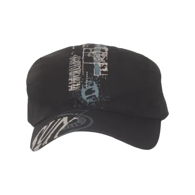 Cap (Black, Multicolored) Cotton, Polyester