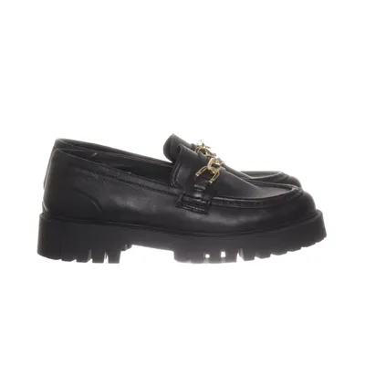 Loafers (Black) from ASRA Faux leather