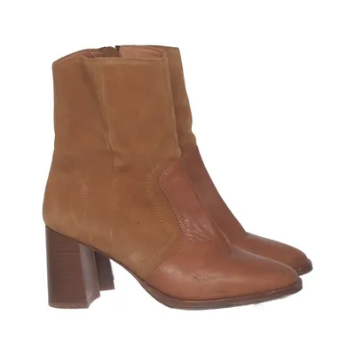 Bottes à talons (Marron) de Balzac Paris Cuir
