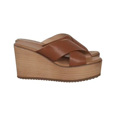Chaussure compensées (Marron) de La Bottine Souriante