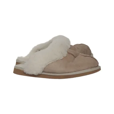 Slippers (Beige) from Peer of Sweden Leather, Wool