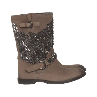Ankle boots (Beige) from Matterhorn Leather