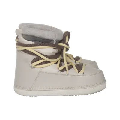 Enkellaarzen (Beige, Bruin) van Inuikii