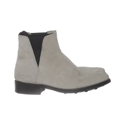 Chelsea boots (Gray, Black) from Primeboots Suede