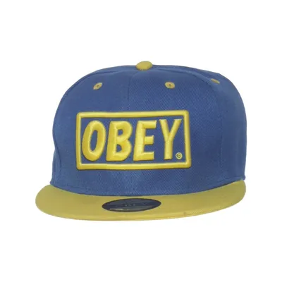Casquette de baseball (Bleu, Jaune) de Obey