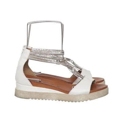 Sandalen (Weiß, Silber) von Artisti Italiani
