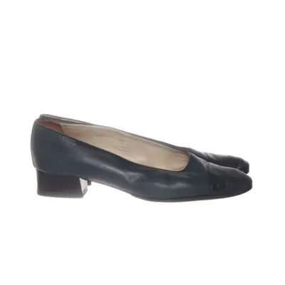 High heels (Blue) from Topy Leather