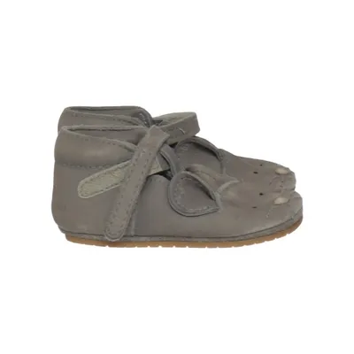 Baby Sockenschuhe (Grau) von Donsje Leder