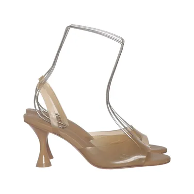 Sandales à talons hauts (Beige) de Mango
