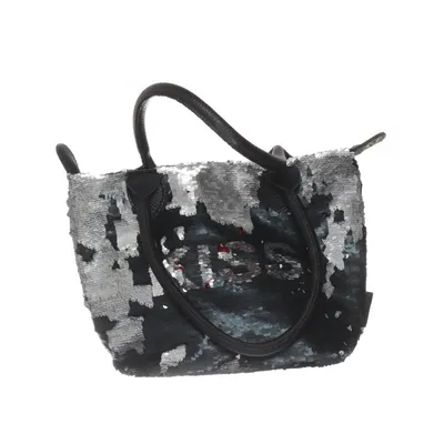 Sac à main (Noir, Argent) de Trends Polyamide, Polyester