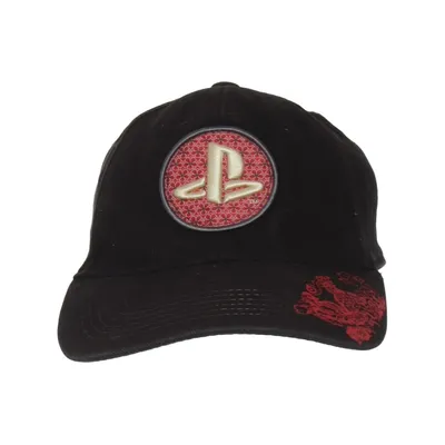 Honkbalpet (Zwart, Rood) van Playstation Katoen