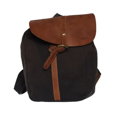 Sac à dos (Gris, Marron) de Gusti Leder Cuir