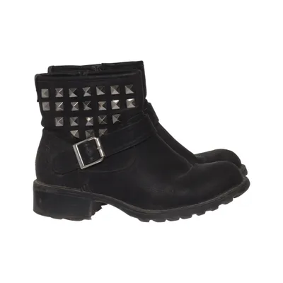 Enkellaarzen (Zwart) van Vox Shoes